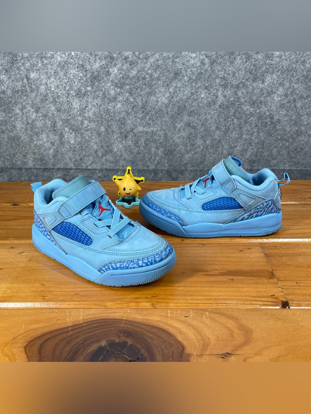 Air Jordan Spizike Low Kids Size 1Y (PS) Houston Oilers Blue FQ3951-400